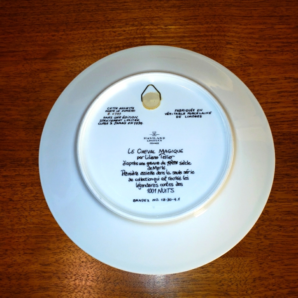 Limoges Signed Collector Plate - Picture 5 of 8